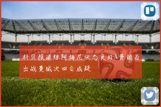 科贝报道琼阿梅尼状态良好A费能否出战曼城次回合成疑